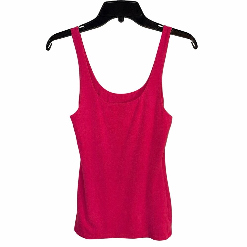 Express Women’s Small Petite Hot Pink Scoop Neck Stretch Tank Top